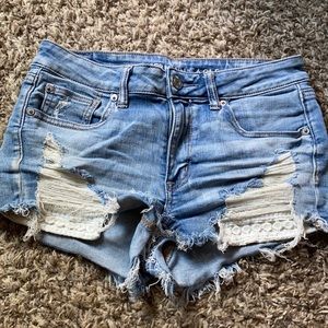 Distressed AE Shorts